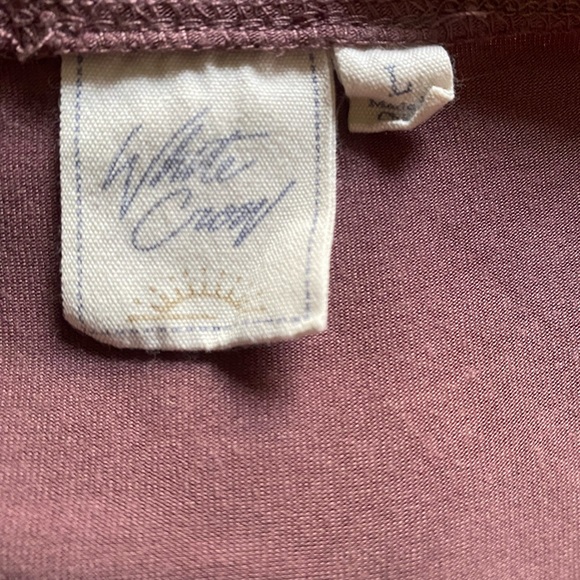 White Crow Raw Edge V-neck Top - Picture 4 of 5